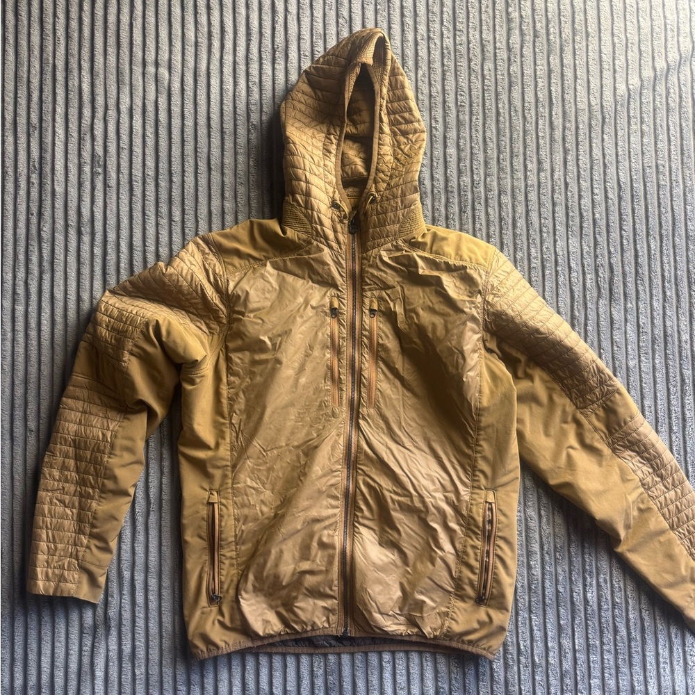 Kuhl Men's Brown Hooded Windbreaker